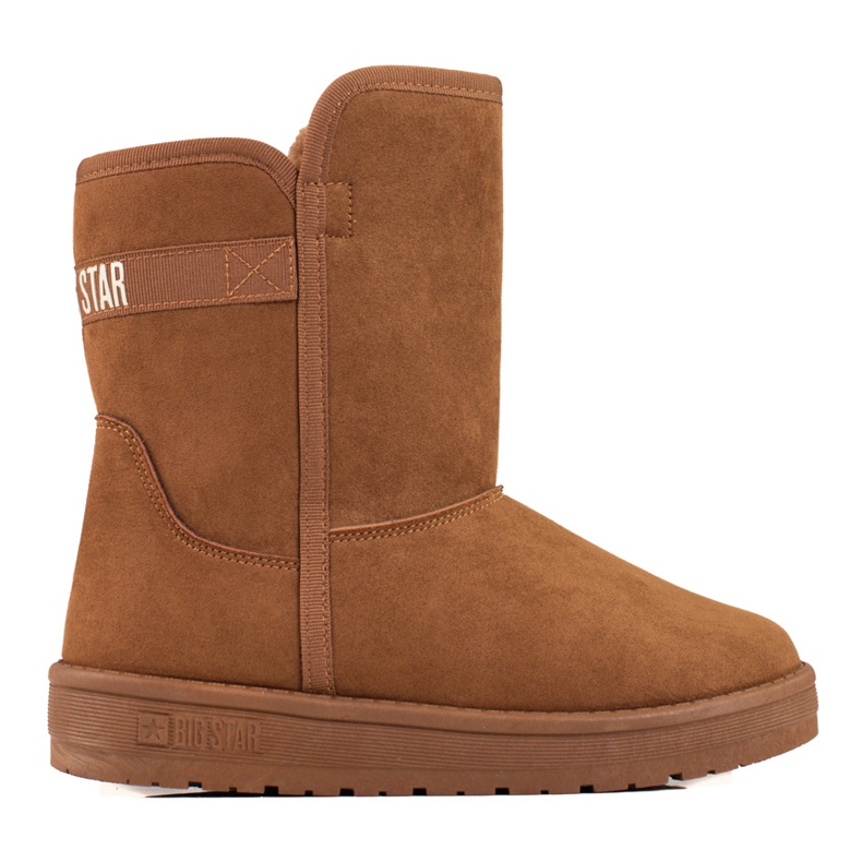 Ženske smeđe visoke čizme snijega Big Star KK274616 smeđa