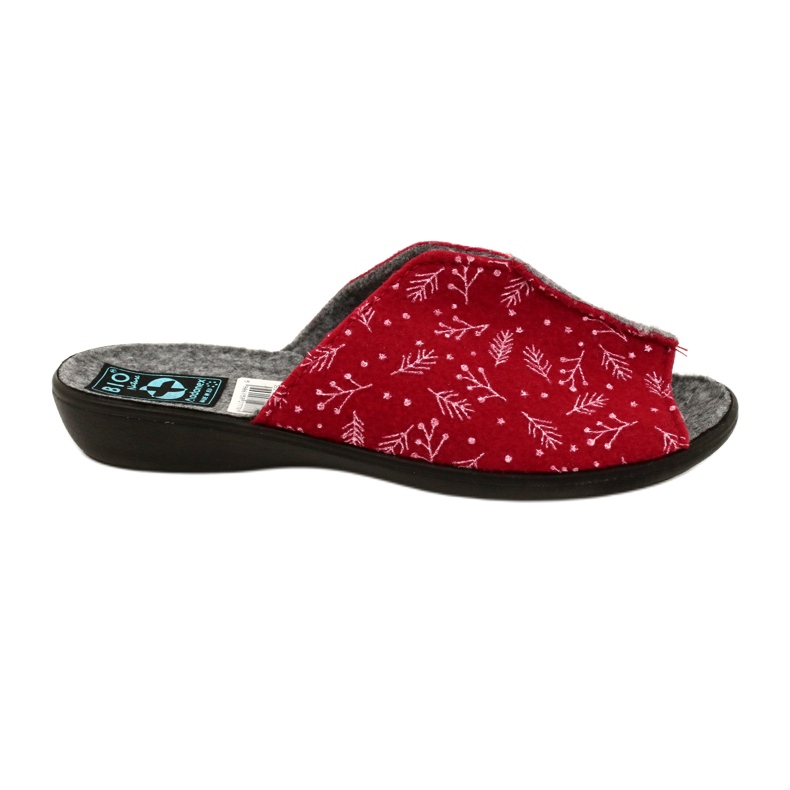 Ženske papuče Dik41 Bio Nature adanex 27778 crvena