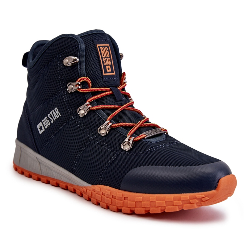Muške cipele za planinarenje Memory Foam Big Star KK174110 tamnoplava