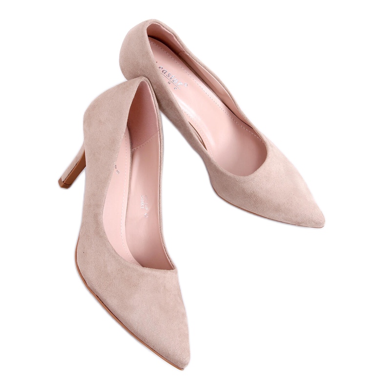 PA1 Klasične ženske Eurielle kaki štikle bež