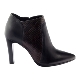 Crne ženske čizme Espinto 107/30 crna višebojan