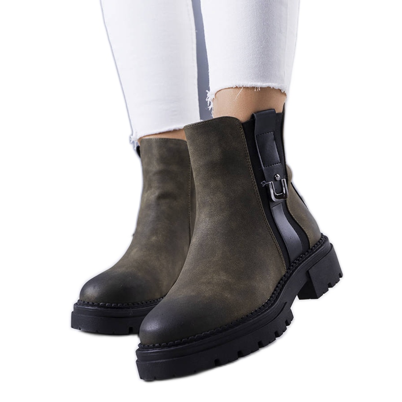 BM Zelene izolirane čizme iz Xiomare zelena