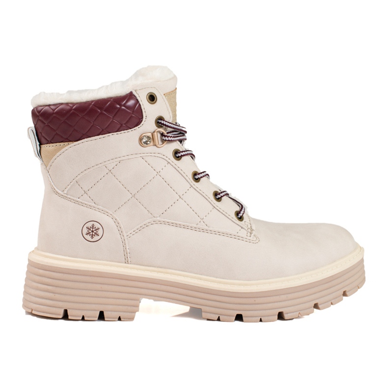 Ženske hvataljke izolirane krznom shelovet bež