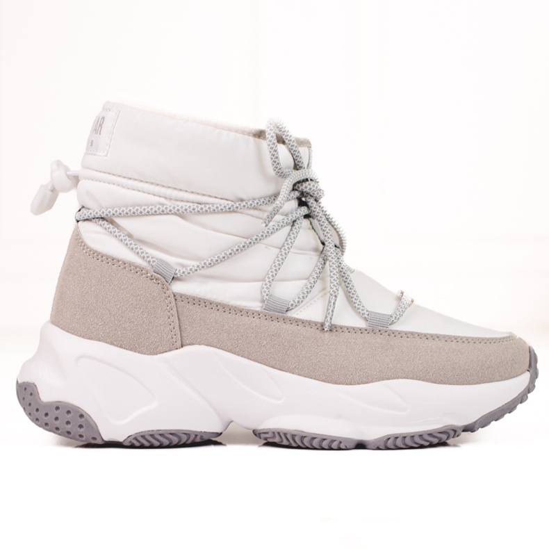 Ženske bijele čizme za snijeg Big Star KK274272 bež