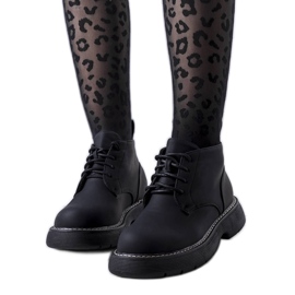 PA1 Crne izolirane čizme iz Savino crno