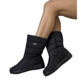 BM Crne čizme za snijeg na niskom klinu Reina crna