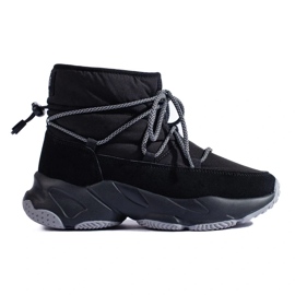 Ženske crne čizme za snijeg Big Star KK274274 crna