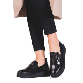 Kožne ženske cipele Shelovet crna