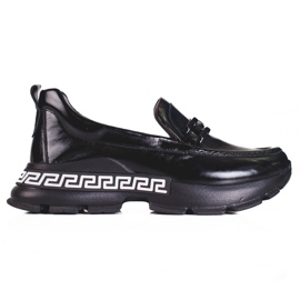 Ženske crne cipele od Shelovet kože crna