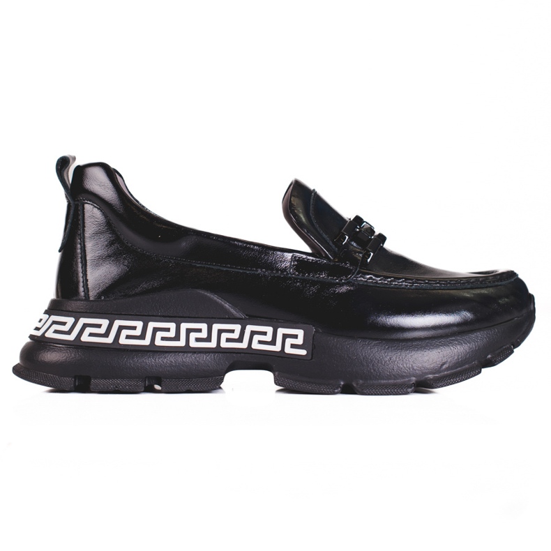 Ženske crne cipele od Shelovet kože crno