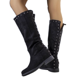 BM Crne Licurla čizme na klin crna