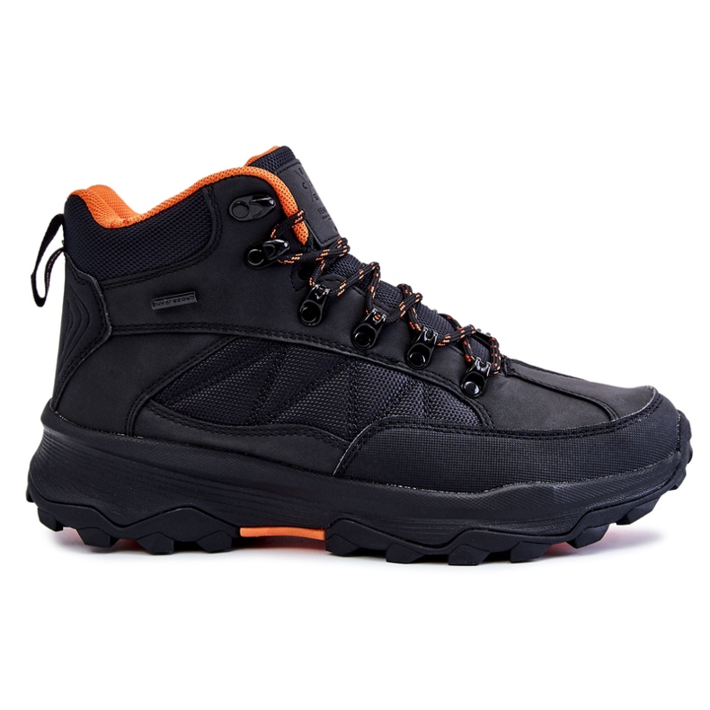 Muške tople čizme za trekking Cross Jeans KK1R4018C crne crno