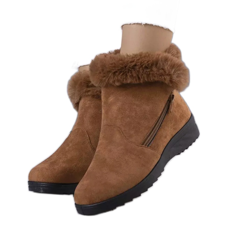 BM Smeđe, izolirane čizme za snijeg s krznom Crina smeđa