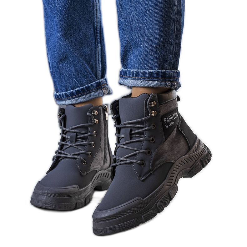 BM Fordla sive izolirane čizme siva