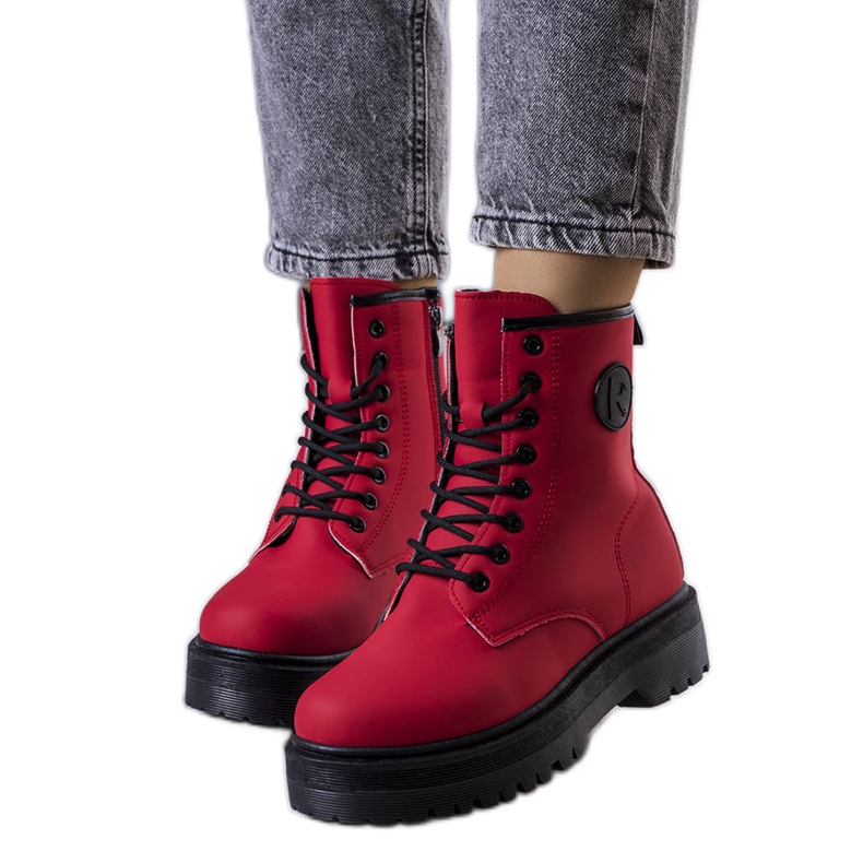 Dirk mat crvene planinarske cipele crvena