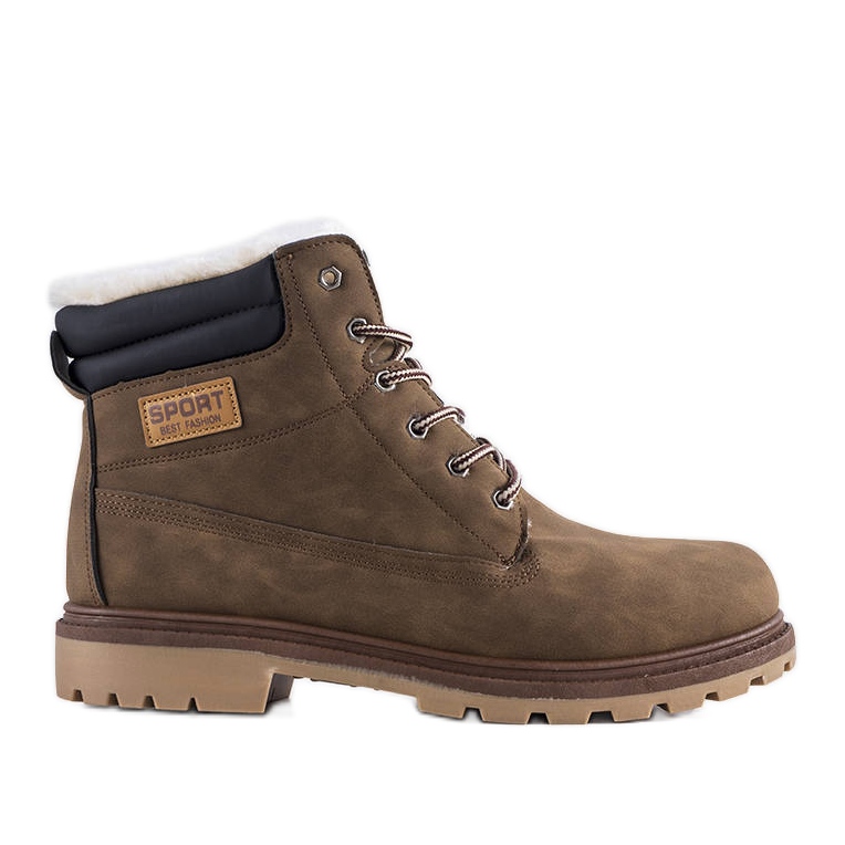 PA1 North smeđe muške izolirane čizme za planinarenje smeđa