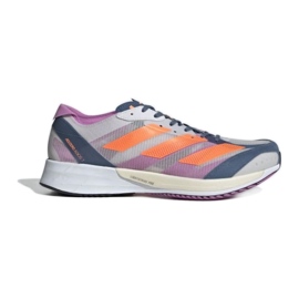 Adidas Adizero Adios 7 M GX6647 cipele bijela ljubičasta narančasta