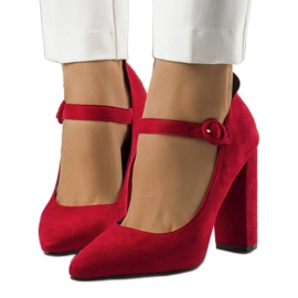 BM Crvene salonke s kajzer remenom crvena