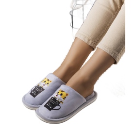 Sive mekane papuče Catcup siva