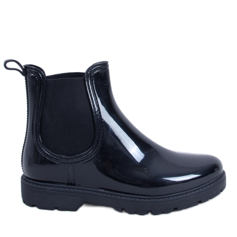 BM Ženske galoše kratke Jodhpur čizme Essence Black crno