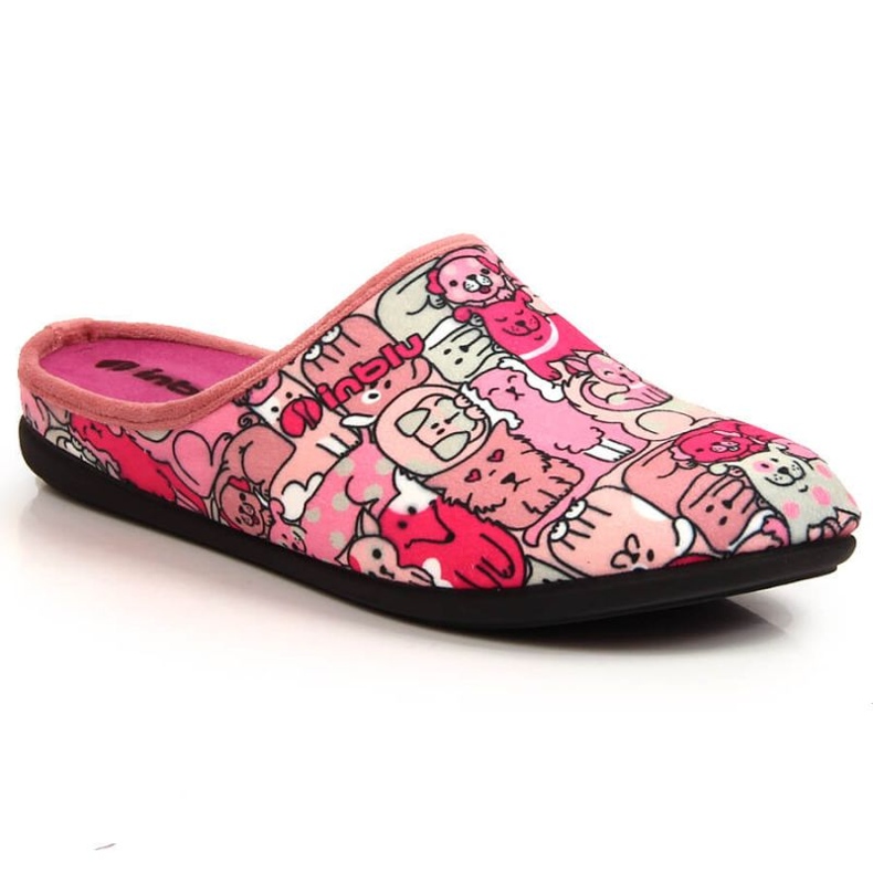 Udobne papuče s umetkom Inblu W ARC18A koji se može izvaditi ružičasta