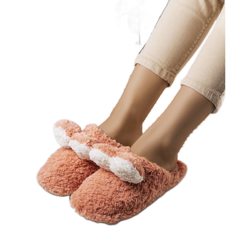 Tamno roze meke Rabit papuče ružičasta