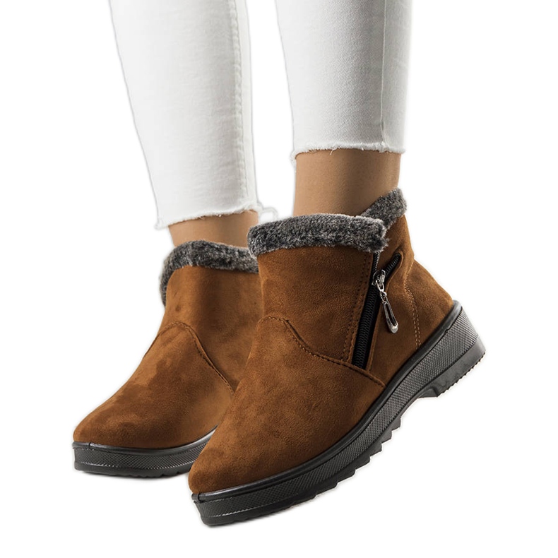 Camel izolirane čizme za snijeg s Wren krznom smeđa