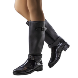 Crne visoke čizme iz Lahtija crna