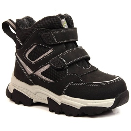 Zimske čizme izolirane ovčjom vunom News Jr. EVE382A crna