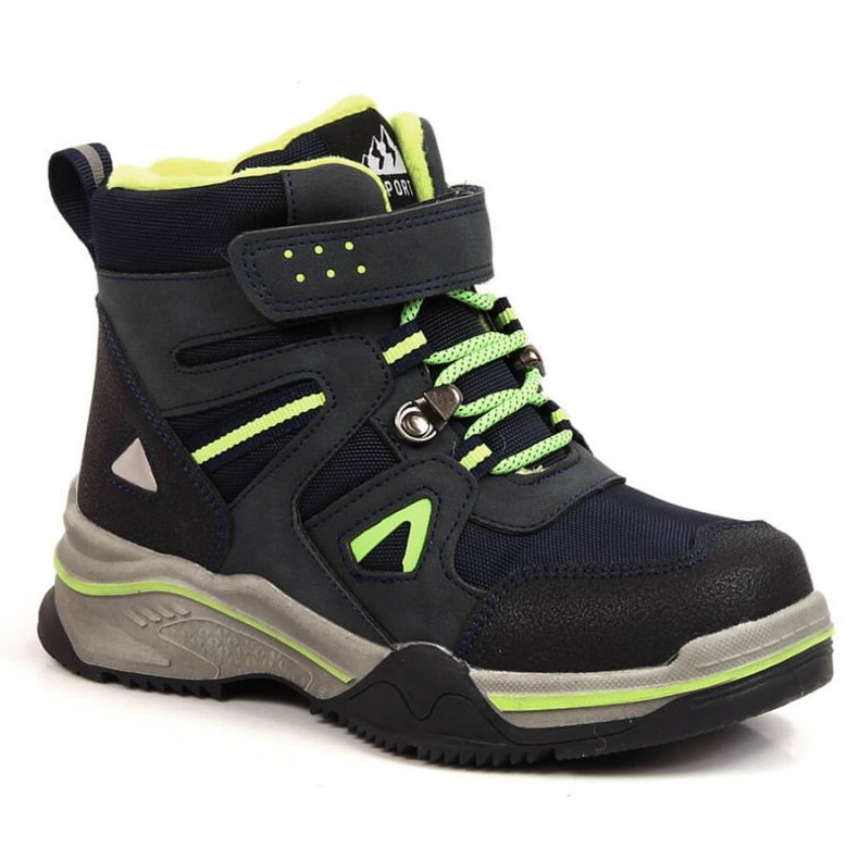 Cipele izolirane ovčjom vunom News Jr. EVE383B mornarsko plava