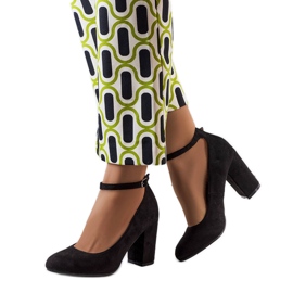 PA1 Crne cipele s remenom iz Norrie crna