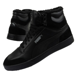 Puma Shuffle srednje zimske cipele 387609 01 crna