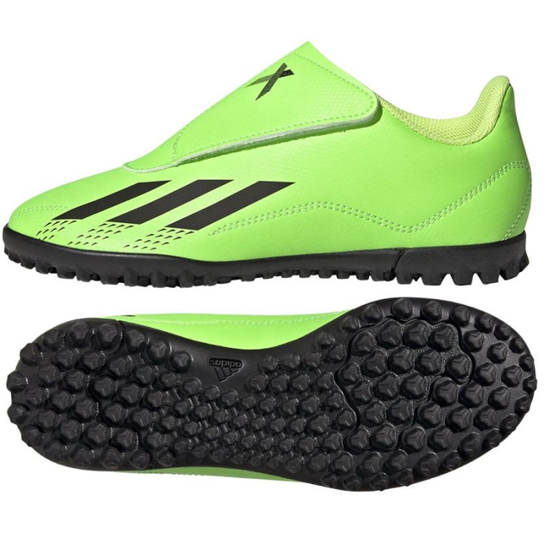 Adidas X Speedportal.4 Vel Tf Jr GY9684 tenisice za nogomet zelena zelena