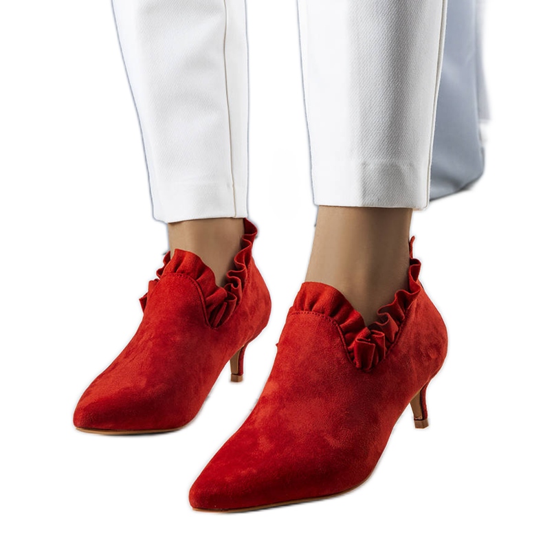 BM Crvene cipele s gornjim dijelom Gavri crvena