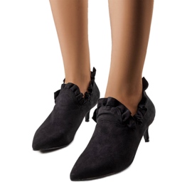 Crne cipele s gornjim dijelom Gavri crna