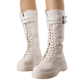 BM Bež visoke čizme od Christophera