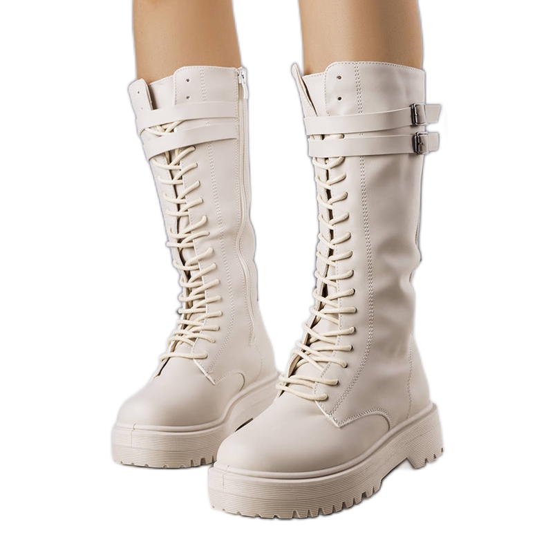 BM Bež visoke čizme od Christophera