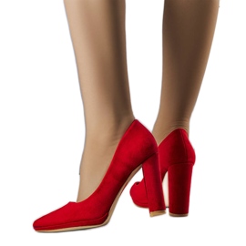 BM Emmine crvene cipele na visoku petu crvena