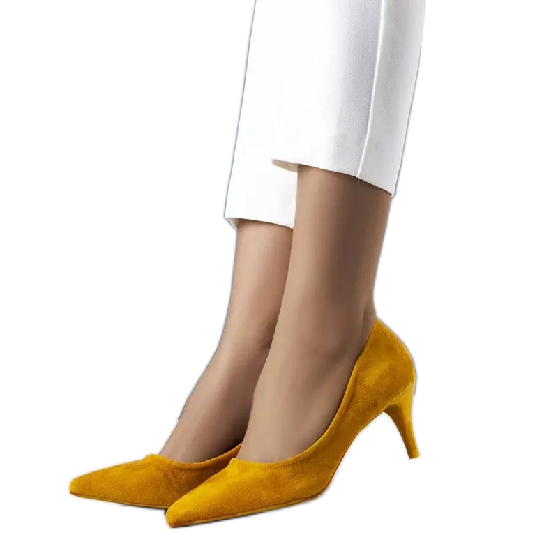 BM Žute cipele s visokom petom iz Coursi žuta boja