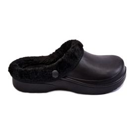 PM2 Ženske tople pjenaste papuče Crocs Black Cova crna