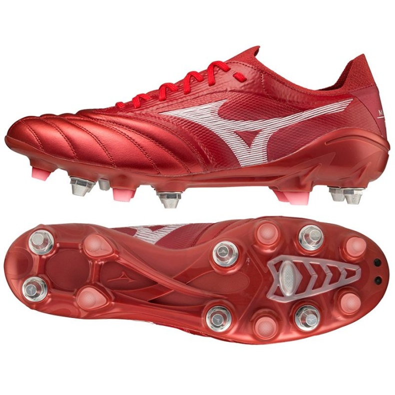 Mizuno Morelia Neo Iii ß Elite Mix M P1GC229160 kopačke crvena naranče i crvene