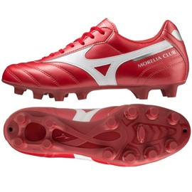 Mizuno Morelia Ii Club Md M P1GA221660 tenisice za nogomet crvena narančaste i crvene