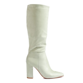 Ženske čizme od ekološkog antilopa zelena