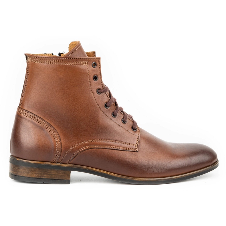 Olivier Kožne muške Chelsea čizme 287 Św smeđe smeđa