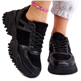 PG1 Moderne sportske cipele Tenisice Black Frezio crno