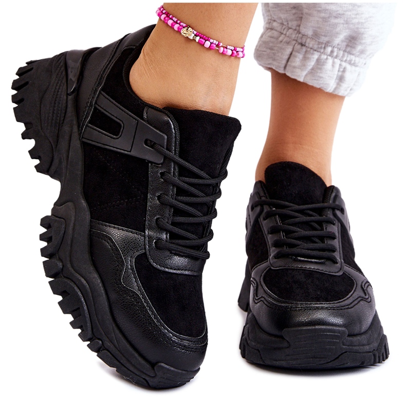 PG1 Moderne sportske cipele Tenisice Black Frezio crno