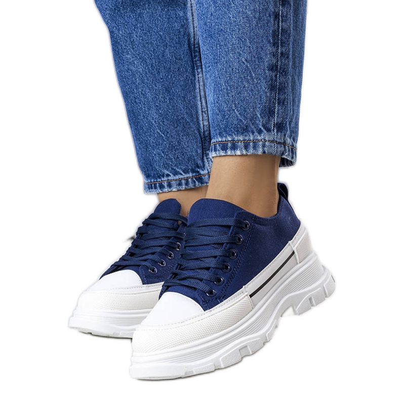 Mornarskoplave Lavarisove visoke platforme plava