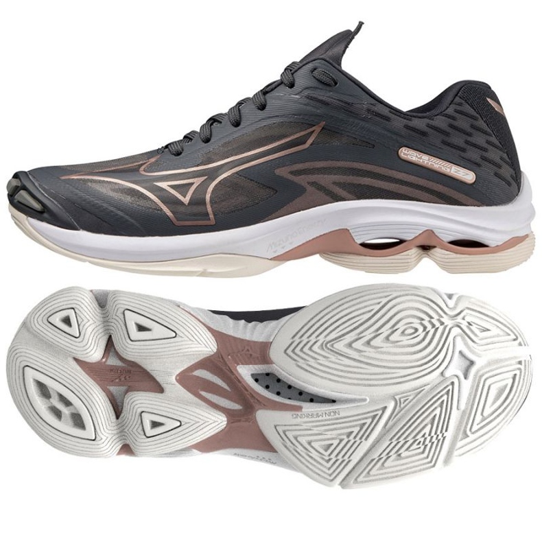 Tenisice za odbojku Mizuno Wave Lightning Z7 W V1GC220035 crno crno