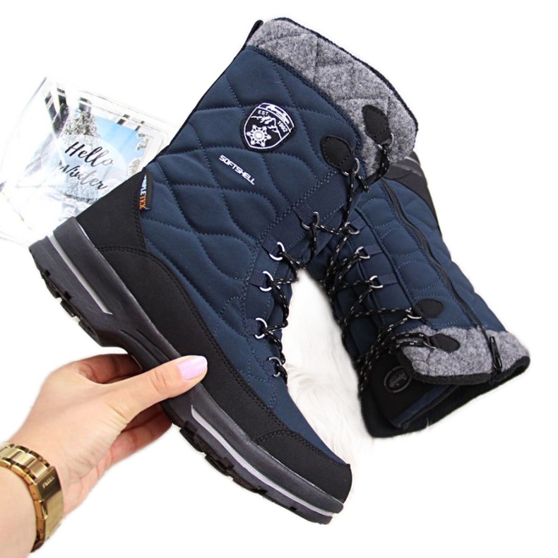 American Club vodootporne čizme za snijeg W AM516C plava