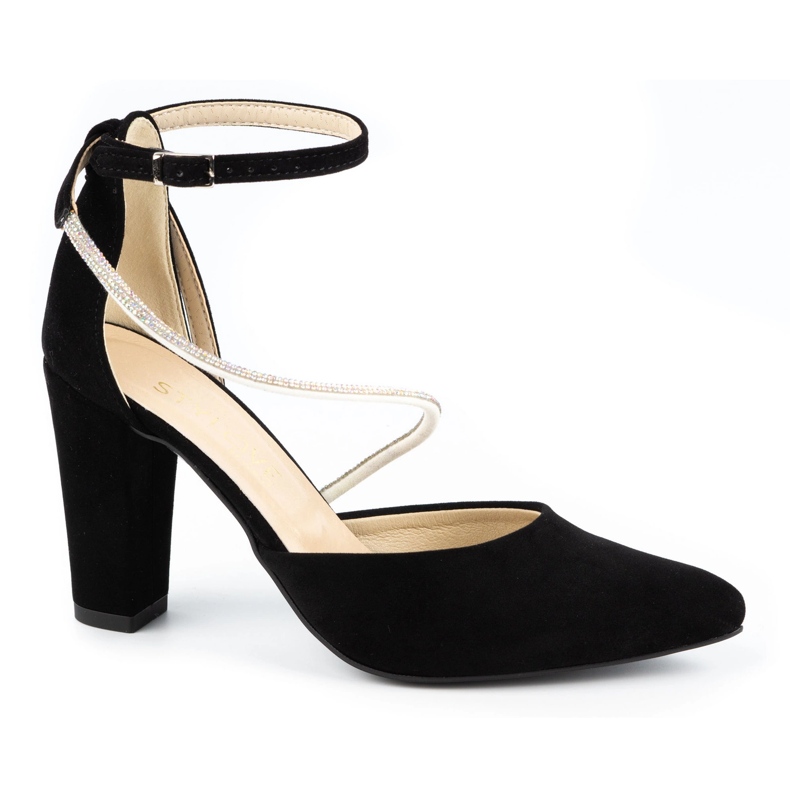 Ivbut Ženske salonke na post Polish 859IV crne crno